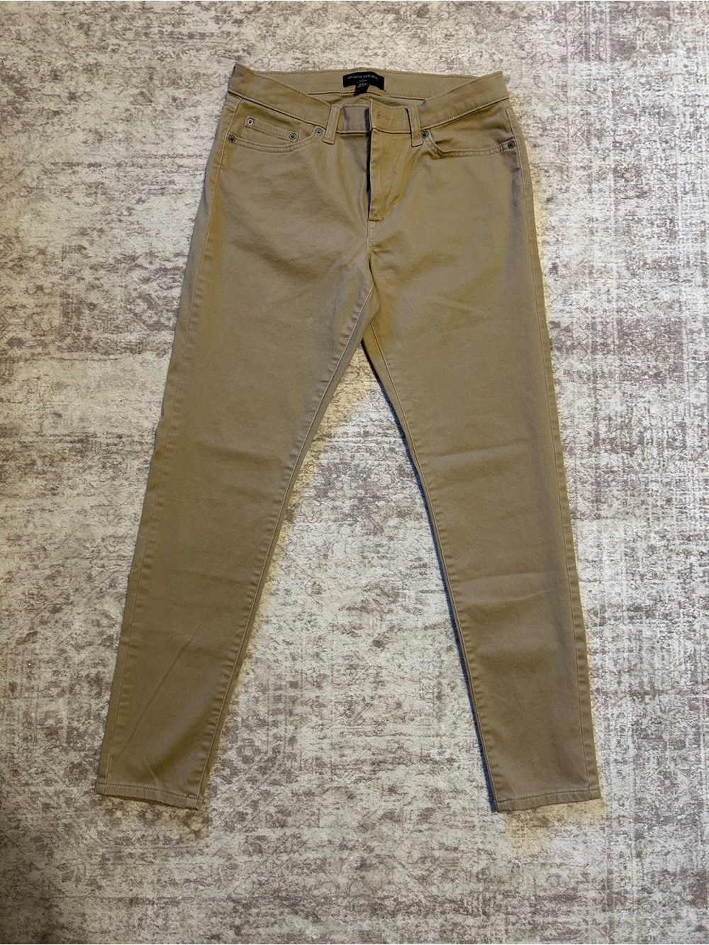 Banana Republic Skinny Jeans in Khaki
